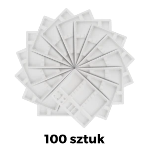 Tacki stomatologiczne białe HYGOMED 100 szt.